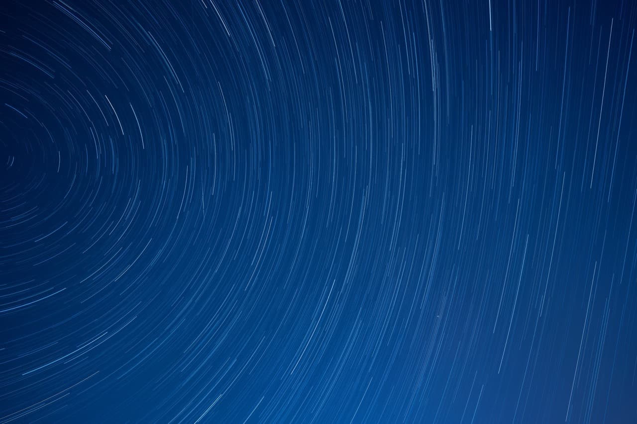 Blue Star Trails, Beijing, China