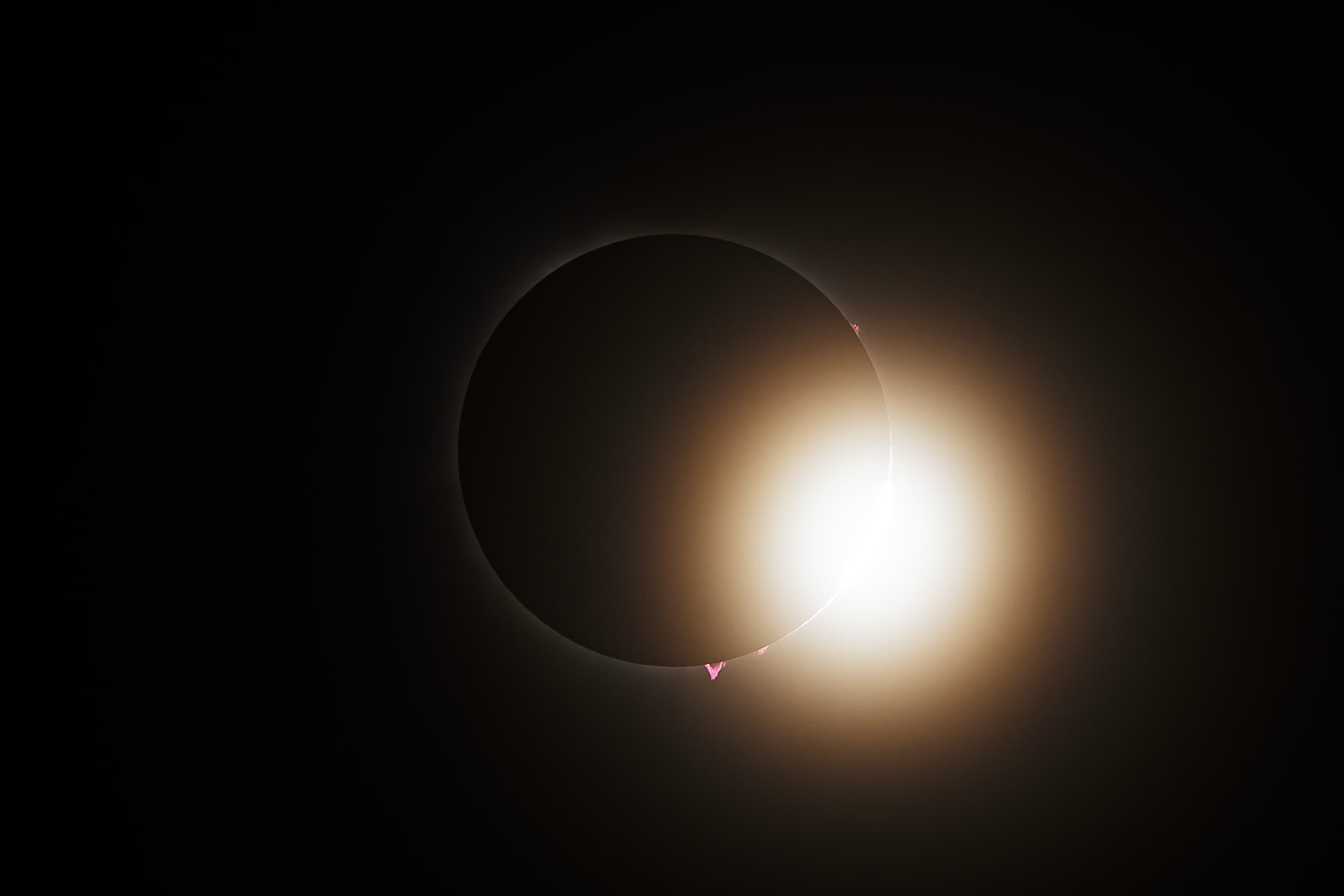 Diamond Ring over Wapakoneta, Holliday Park, Indianapolis