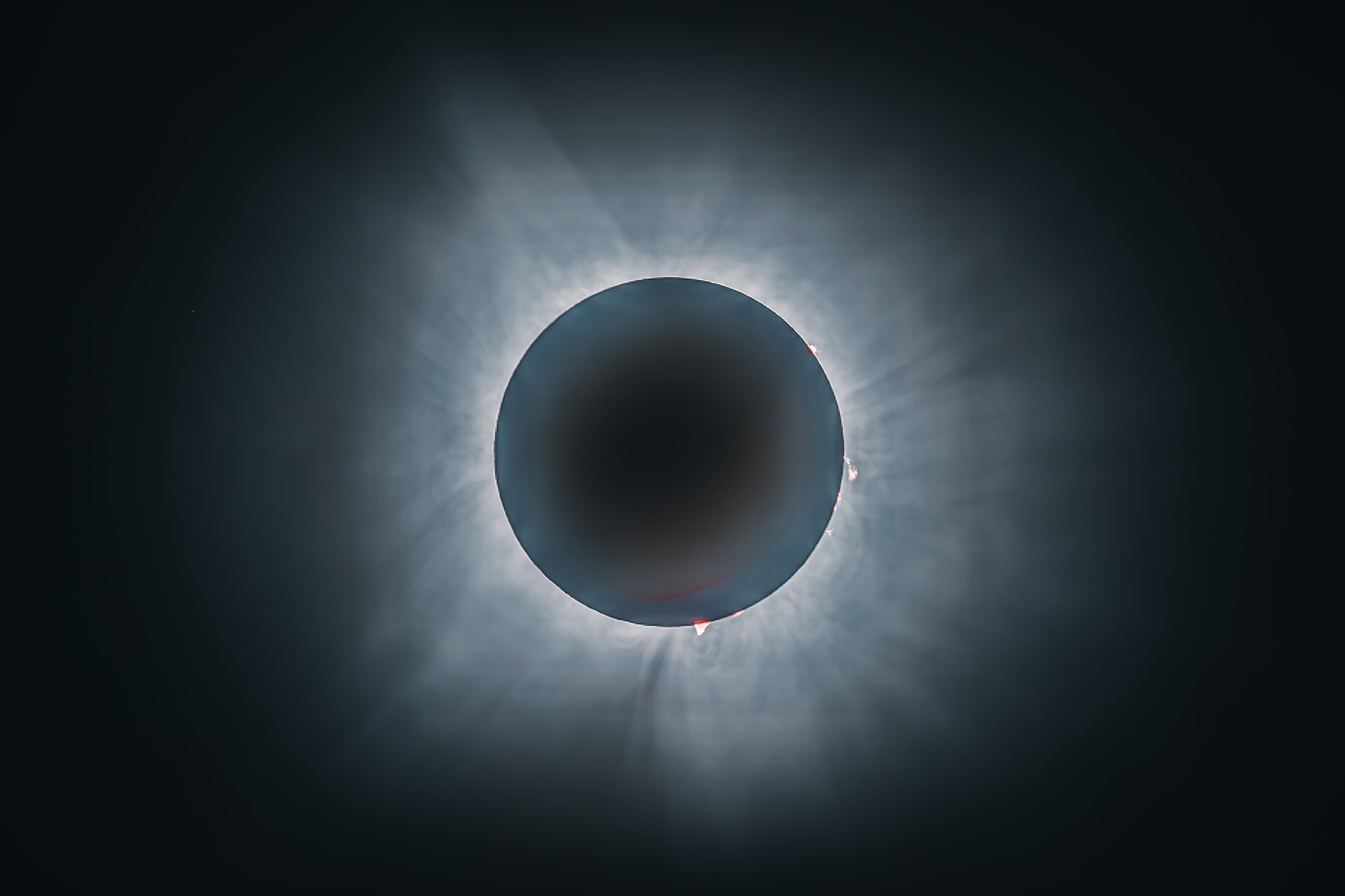 Corona with Prominences, Holliday Park, Indianapolis