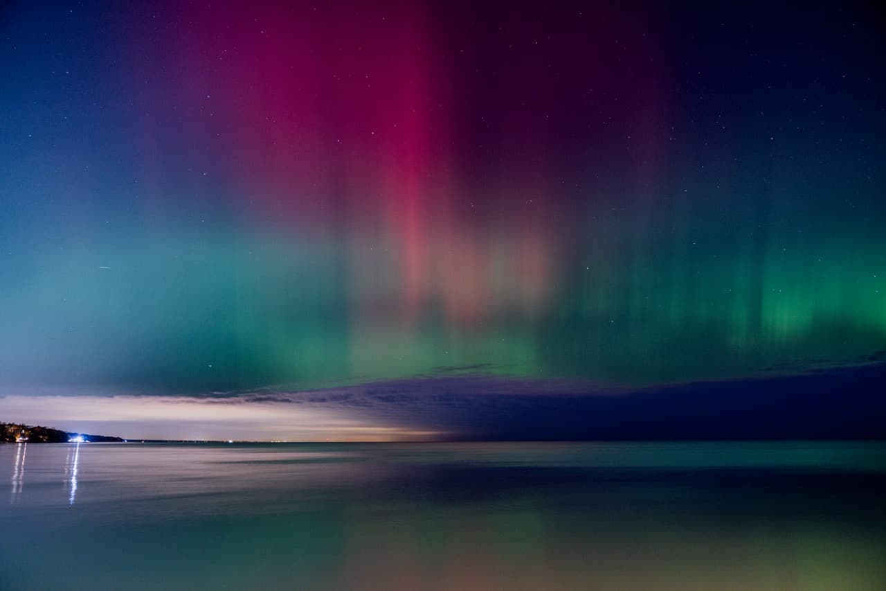 Aurora Palette over Door County, Winnetka, Illinois