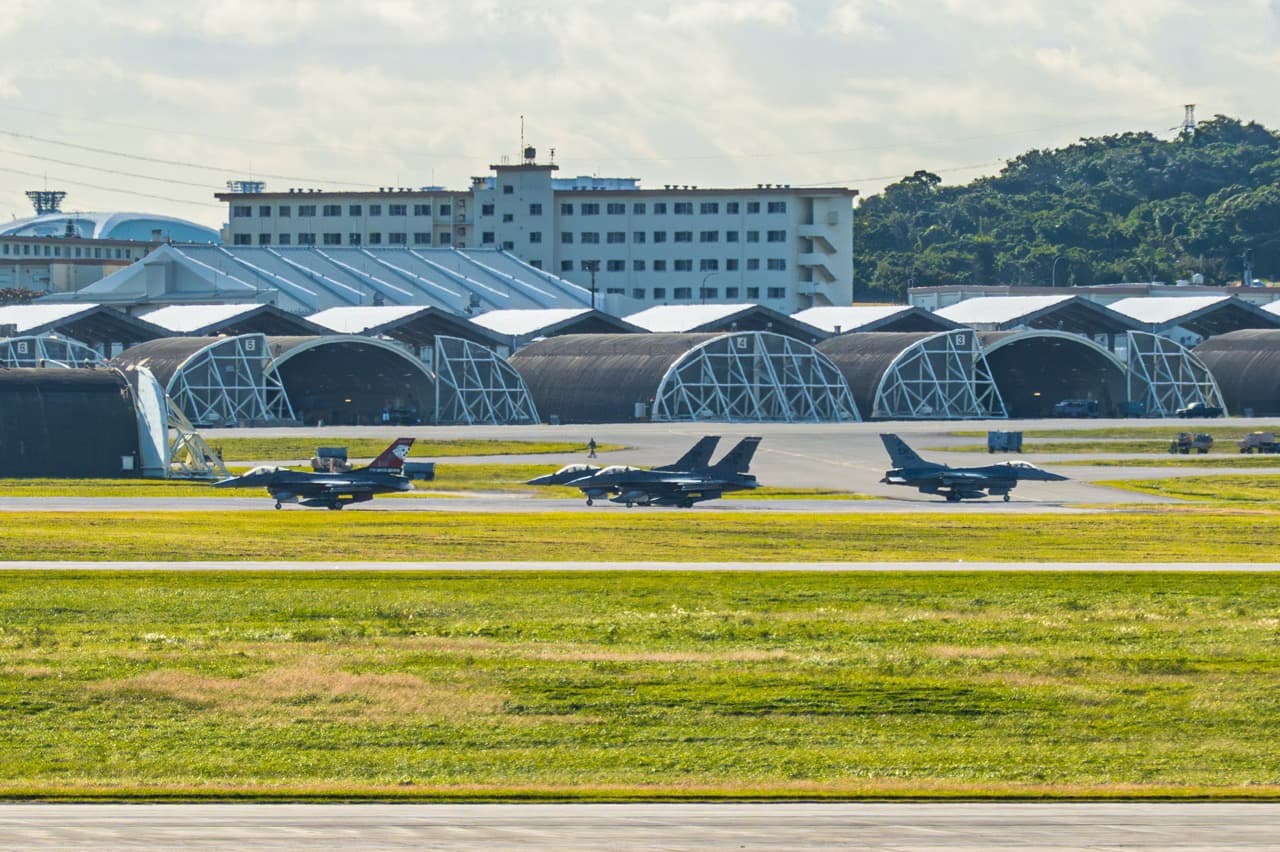 Kadena Line Checks, Kadena Air Base, Okinawa, Japan