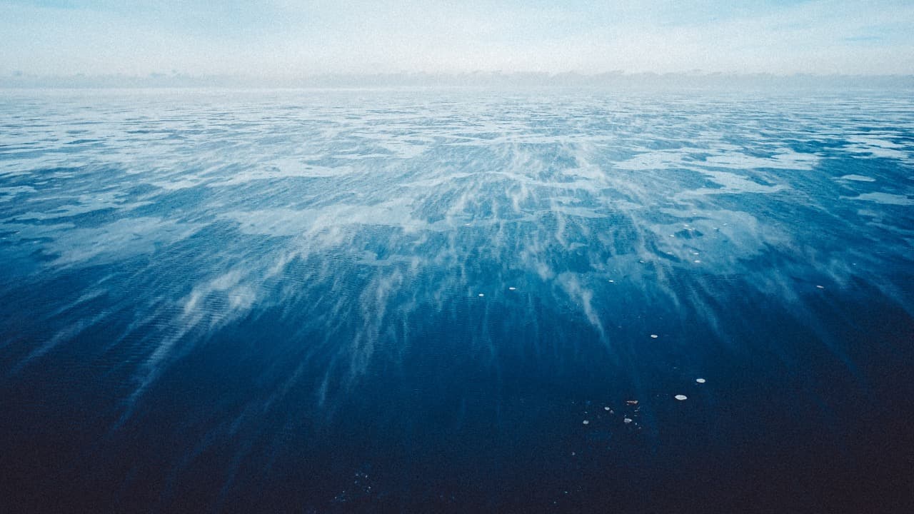 Frozen Lake Michigan Flight, Chicago, Illinois