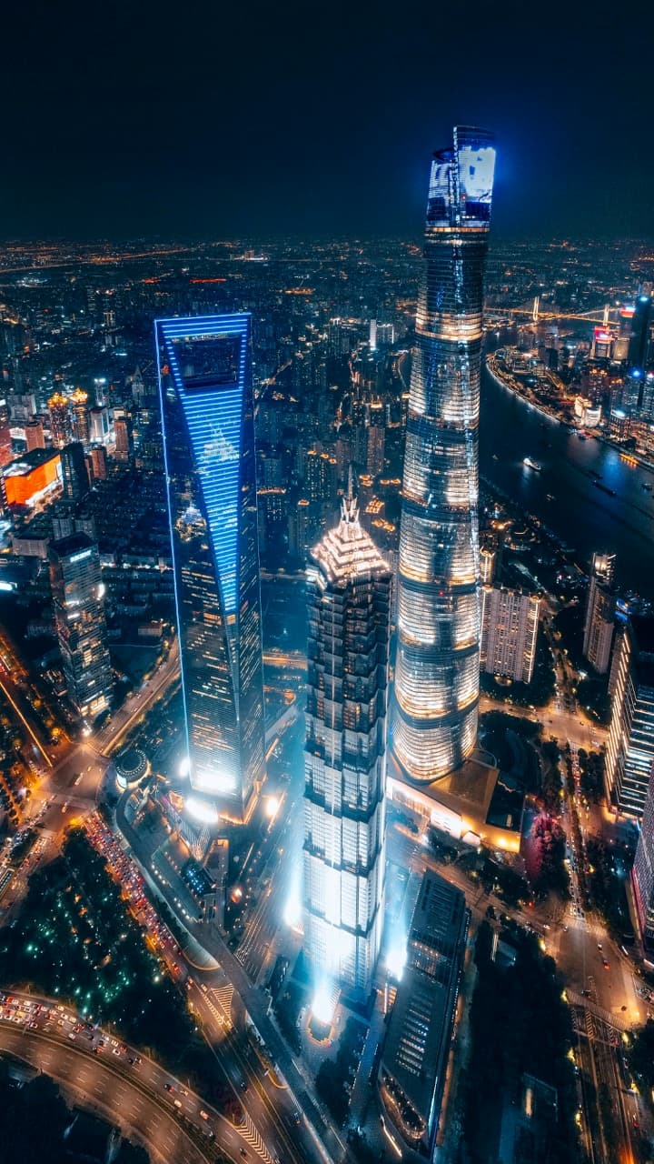 Shanghai Skyline Fade, Lujiazui, Shanghai