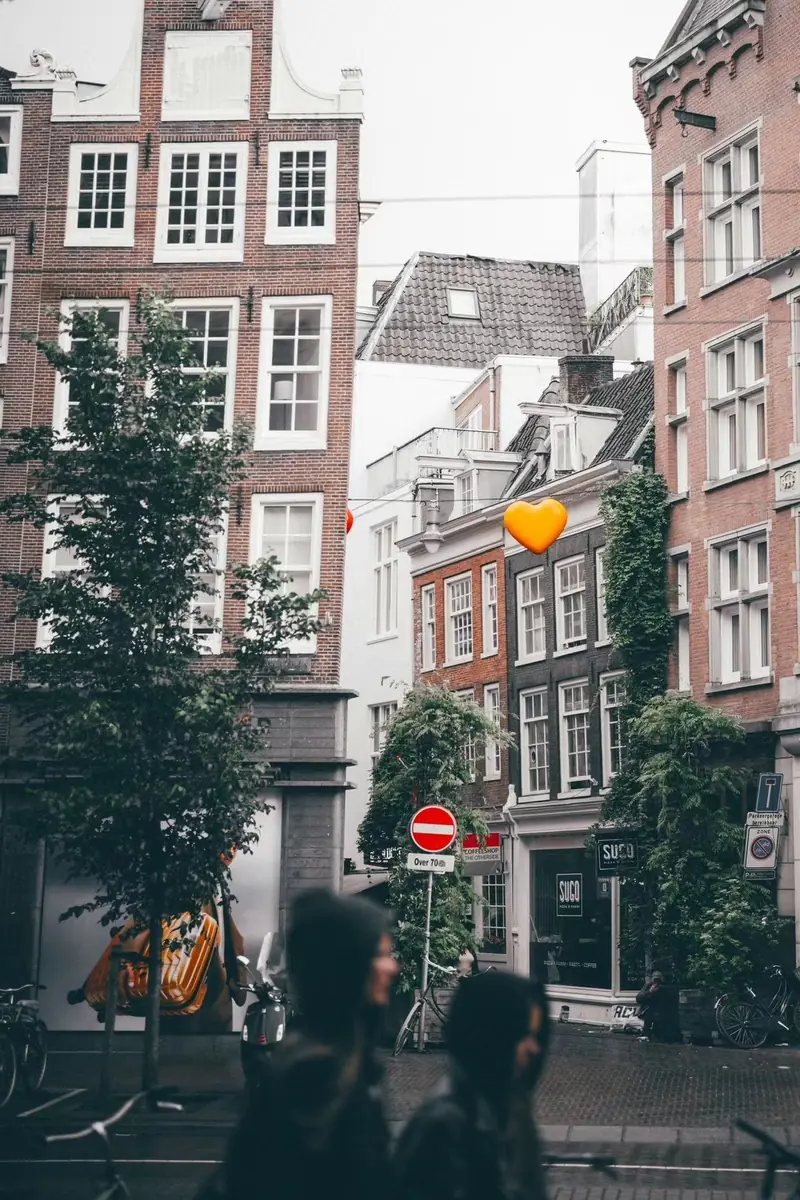 Warm Hearts on Berenstraat, Amsterdam, Netherlands